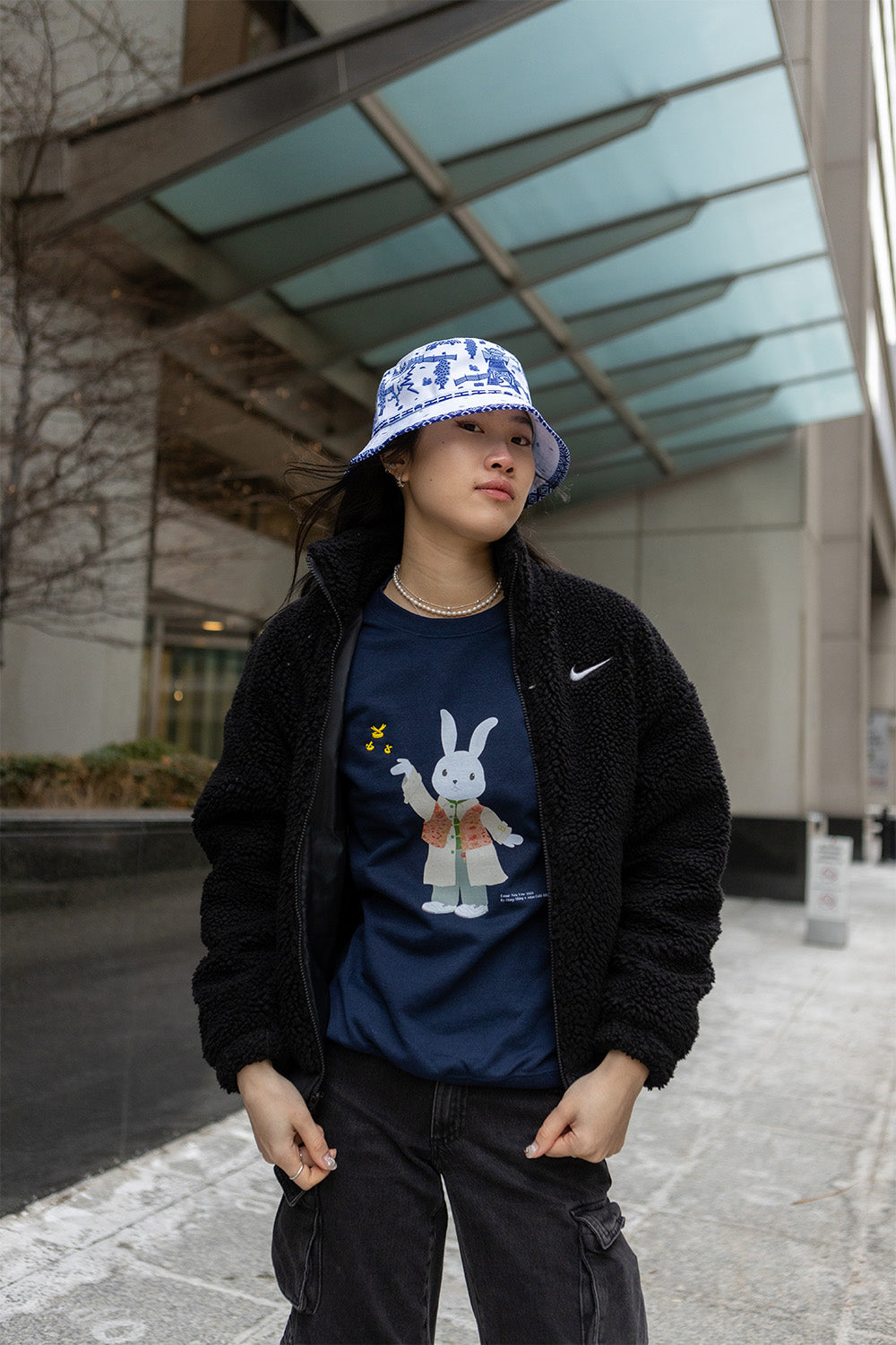 Porcelain Bucket Hat