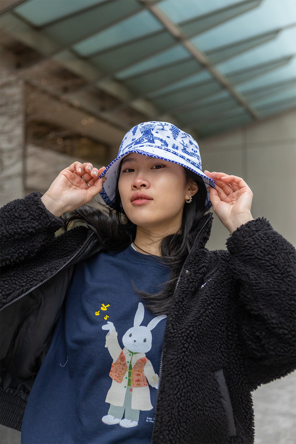 Porcelain Bucket Hat