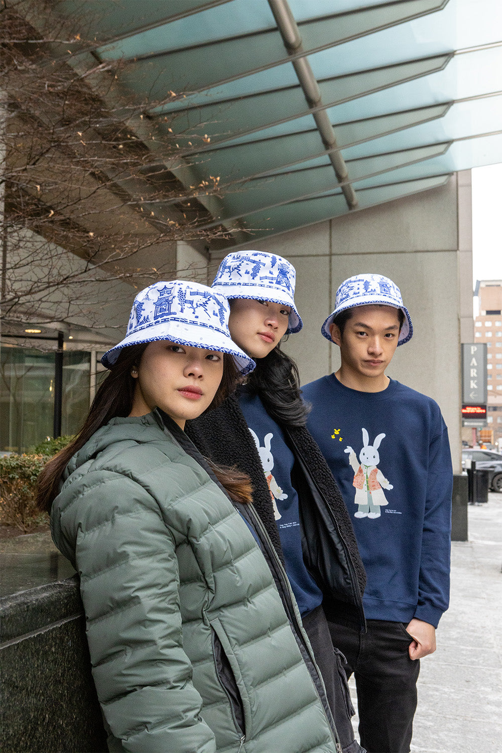 Porcelain Bucket Hat